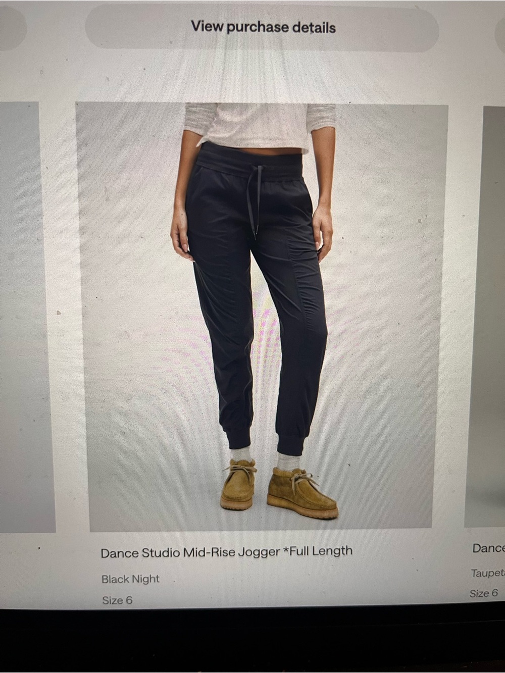 lululemon athletica Black Dance Studio Mid-Rise Jogger Pants